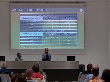 I relatori, sala Hangar