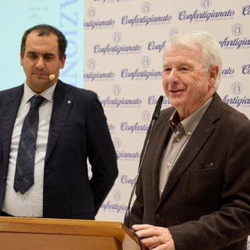 Fausto Bosa, Presidente Confartigianato AsoloMontebelluna, e Fiorenzo Pastro, Presidente ANAP