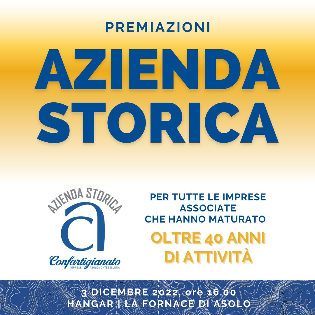 PREMIAZIONI AZIENDA STORICA