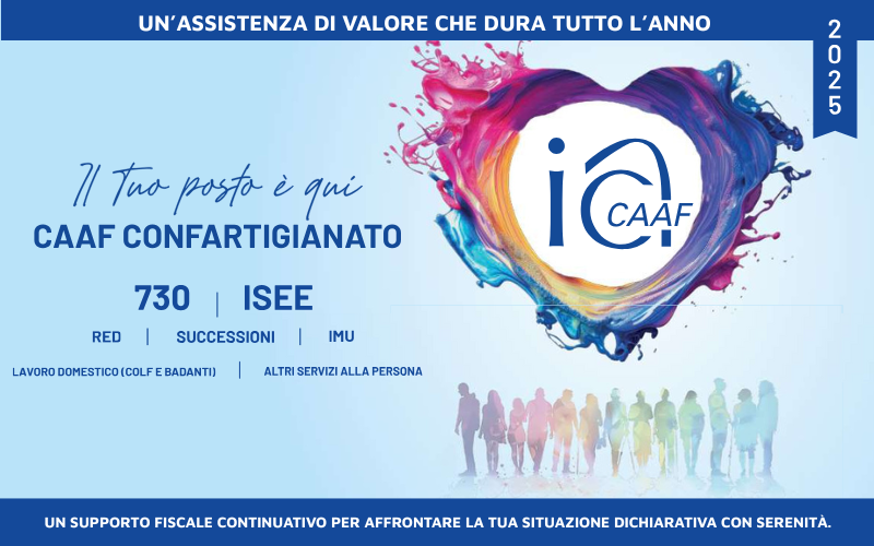 IL TUO POSTO È QUI - CAAF CONFARTIGIANATO